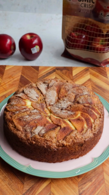 Cosmic Crisp Apple & Cinnamon Cake
